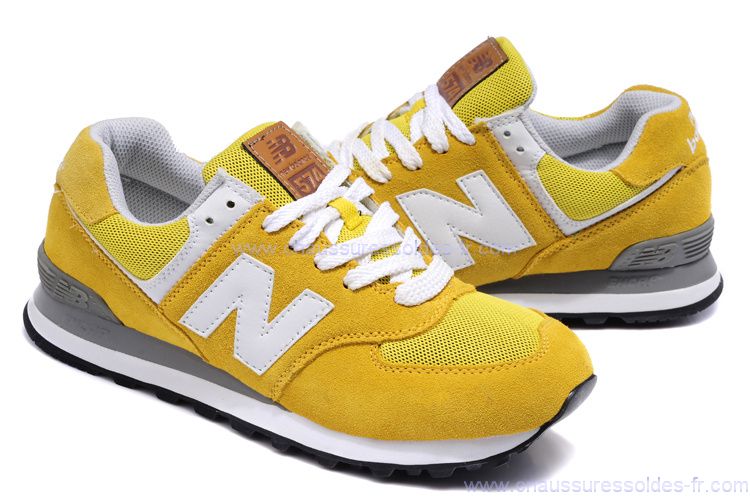 new balance blanc et jaune